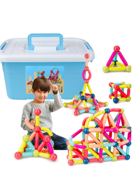 سطل ليجو مغناطيس 120 قطعة